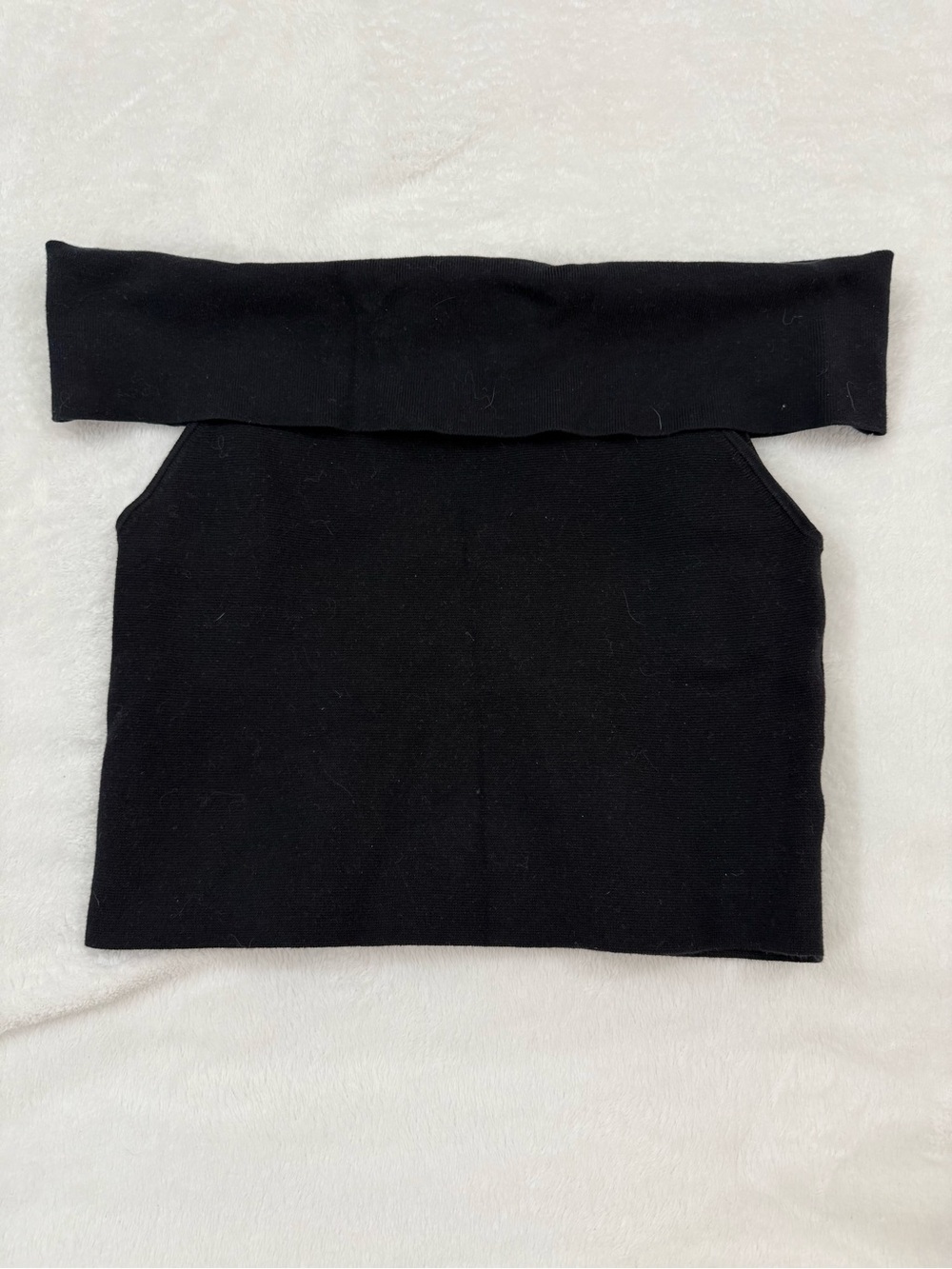 Express Black Off-Shoulder Women's Top Medium